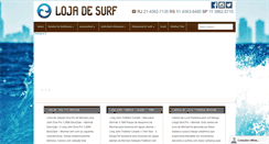 Desktop Screenshot of lojadesurf.com.br