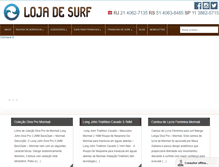 Tablet Screenshot of lojadesurf.com.br